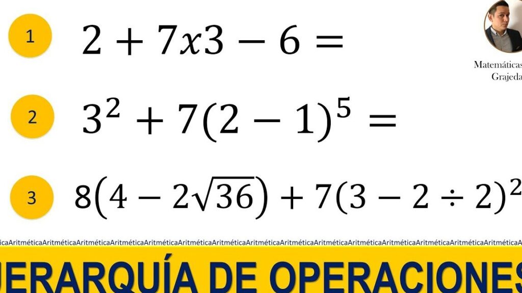 jerarquia de operaciones combinadas como resolver problemas matematicos