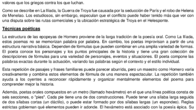 la iliada de homero un resumen que captura la grandeza del poema