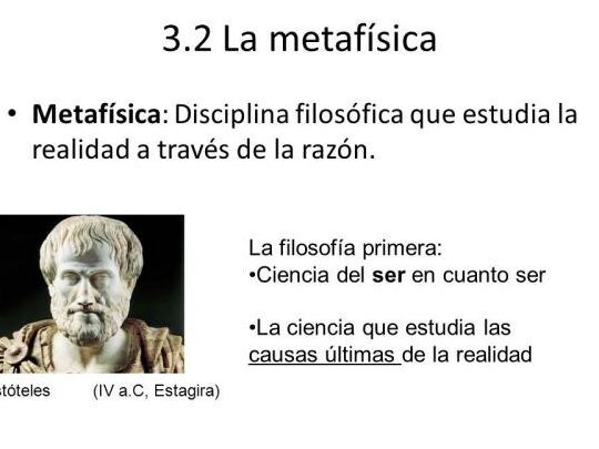 la metafisica en la filosofia definicion sencilla y conceptos claves