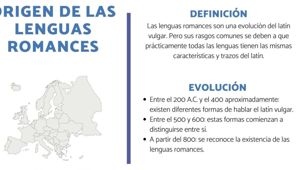 origen de las lenguas romances un resumen que revela su evolucion