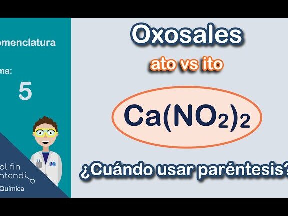 oxosales aprende su nomenclatura de manera sencilla