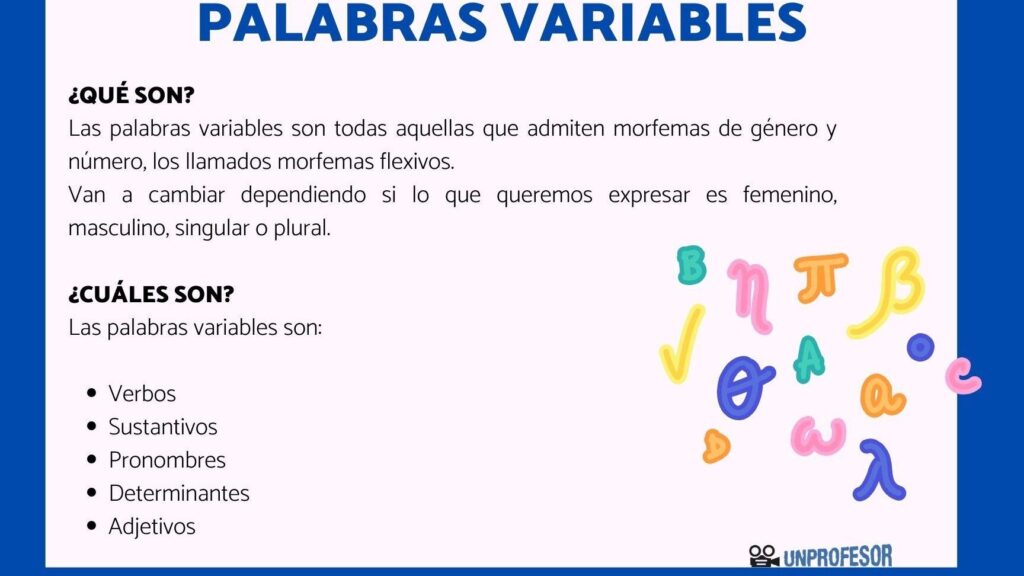 palabras variables definicion y ejemplos que ampliaran tu conocimiento