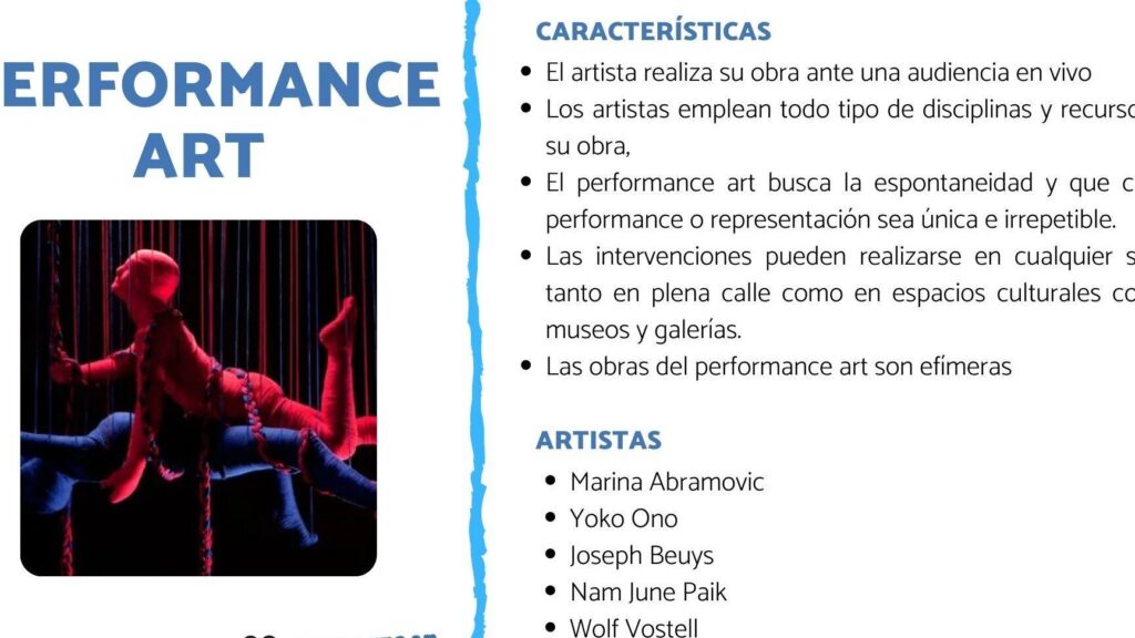 performance art artistas destacados y caracteristicas que impactan