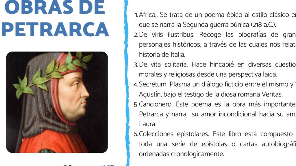 petrarca obras mas importantes del poeta medieval