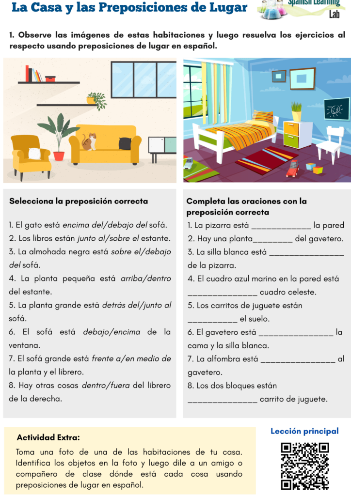 preposiciones de lugar en espanol ejercicios que mejoran tu fluidez