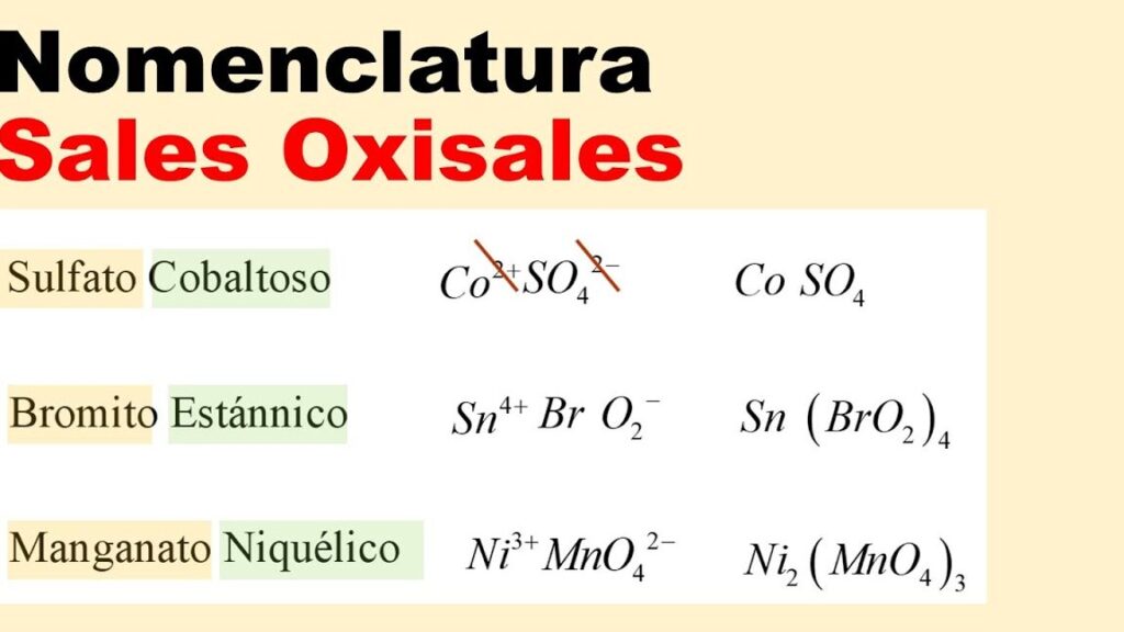 sales simples y oxisales nomenclatura que dejara un sabor cientifico 1