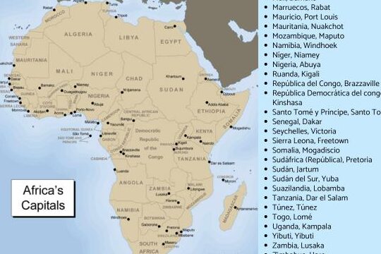 lista completa de paises de africa y sus capitales para viajeros