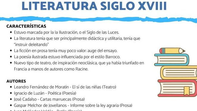 literatura espanola del siglo xviii resumen y autores