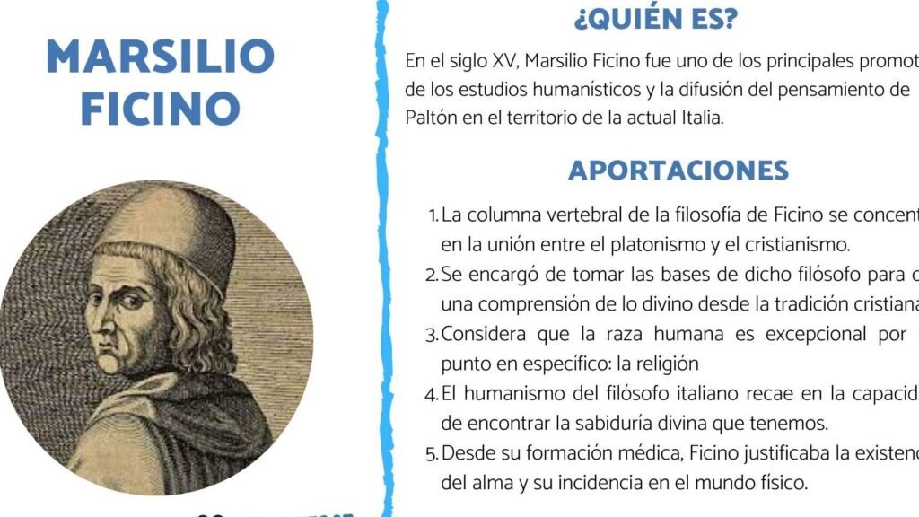 filosofia y pensamiento de marsilio ficino que dejan huella