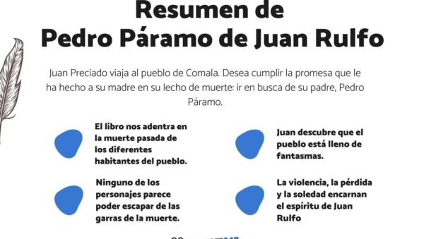 juan rulfo pedro paramo resumen corto para tu estudio