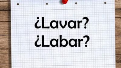 labar o lavar como se escribe correctamente