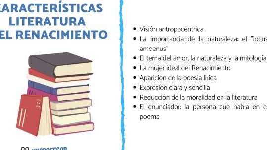 literatura del renacimiento caracteristicas principales