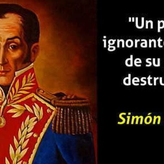 los pensamientos mas importantes de simon bolivar que marcan la historia